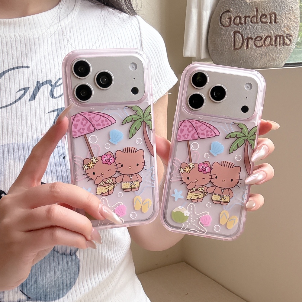 Phone Cases Beach - Lüks Sevimli Karikatür Plaj Tatili Stili