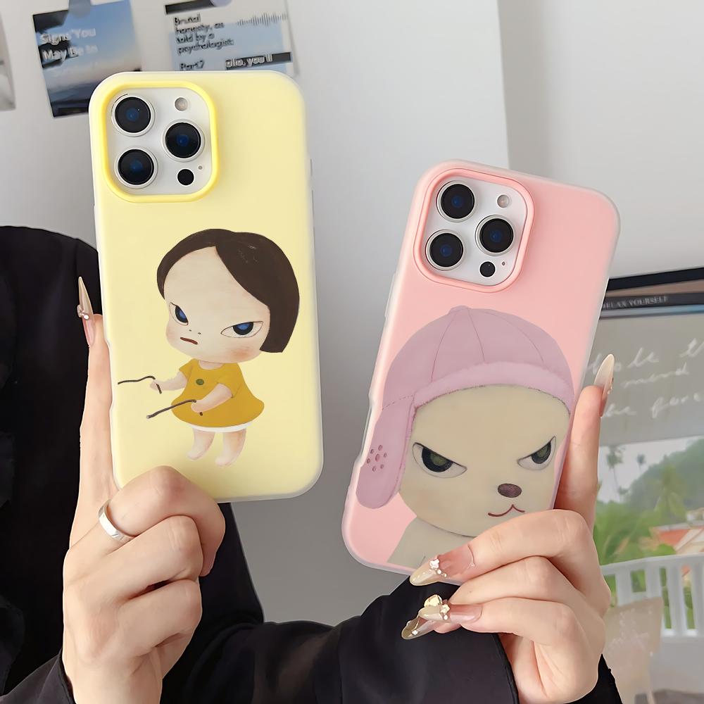 Phone Cases Art - Sanatçı Y-Yoshitomo Nara Telefon Kılıfı IPhone