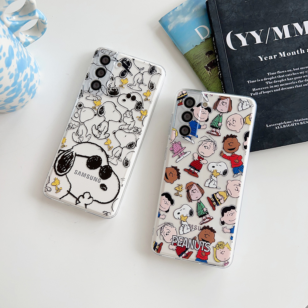 Phone Cases Brown - Sevimli Karikatür Fıstık Snoopy Charlie Brown