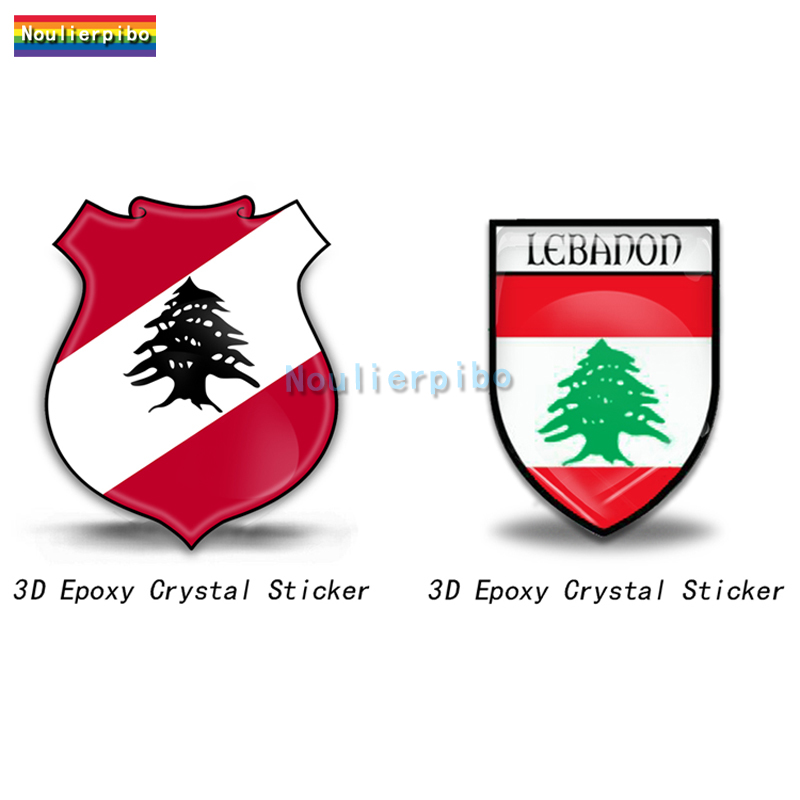 Phone Cases Lebanon - 3D Epoksi Reçine Lübnan Bayrağı Rozeti