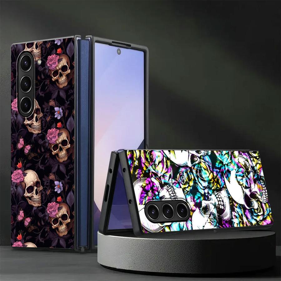 Phone Cases Art - Kafatası Sanat Kılıf Samsung Galaxy Z