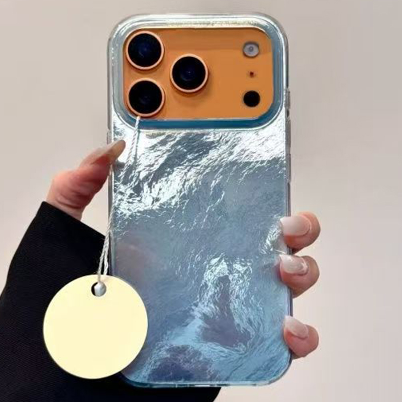Phone Cases Brown - INS Tarzı Mavi Karışık Baskılı Telefon