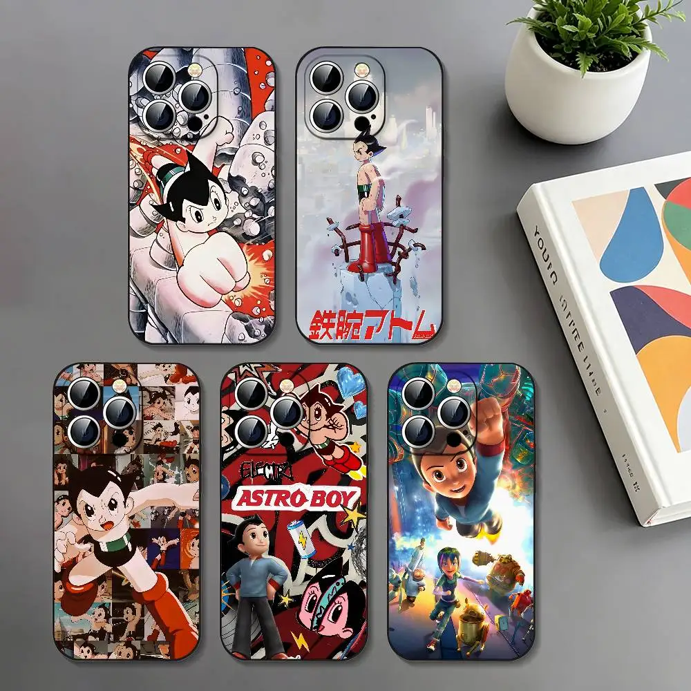 Phone Cases Xr Boys - Anime A-ASTRO BOY İnce Siyah Darbeye