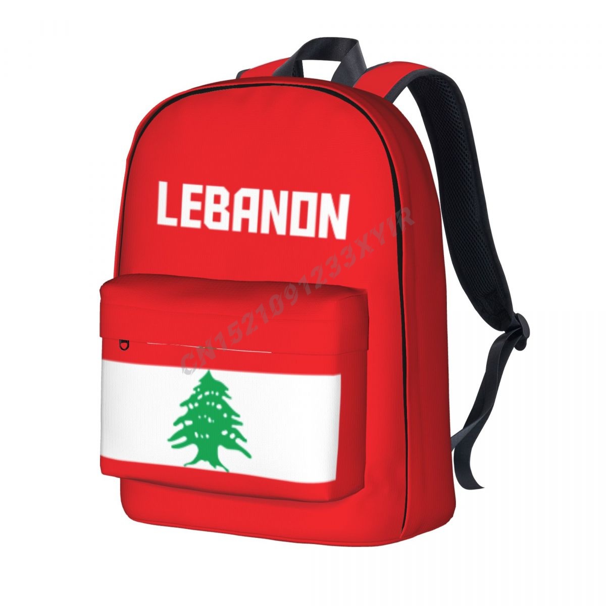 Phone Cases Lebanon - Unisex Sırt Çantası Lübnan Bayrağı1 Dikiş