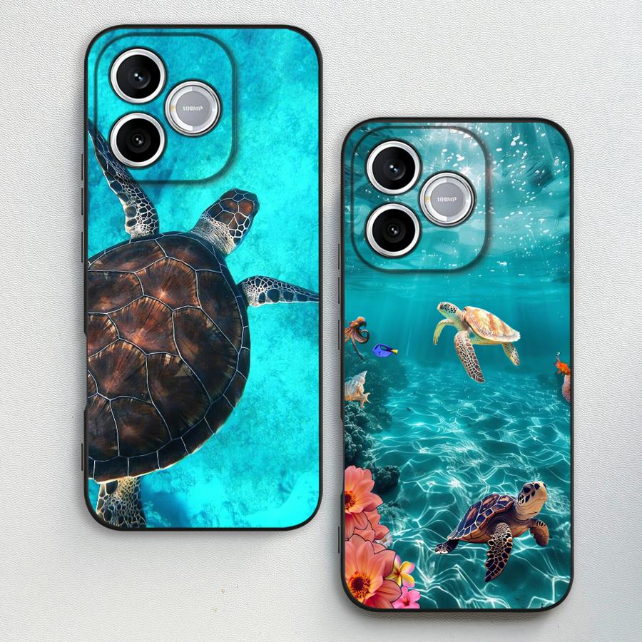 Phone Cases Art - Sualtı Kaplumbağa Sanat Kılıfı Honor 200