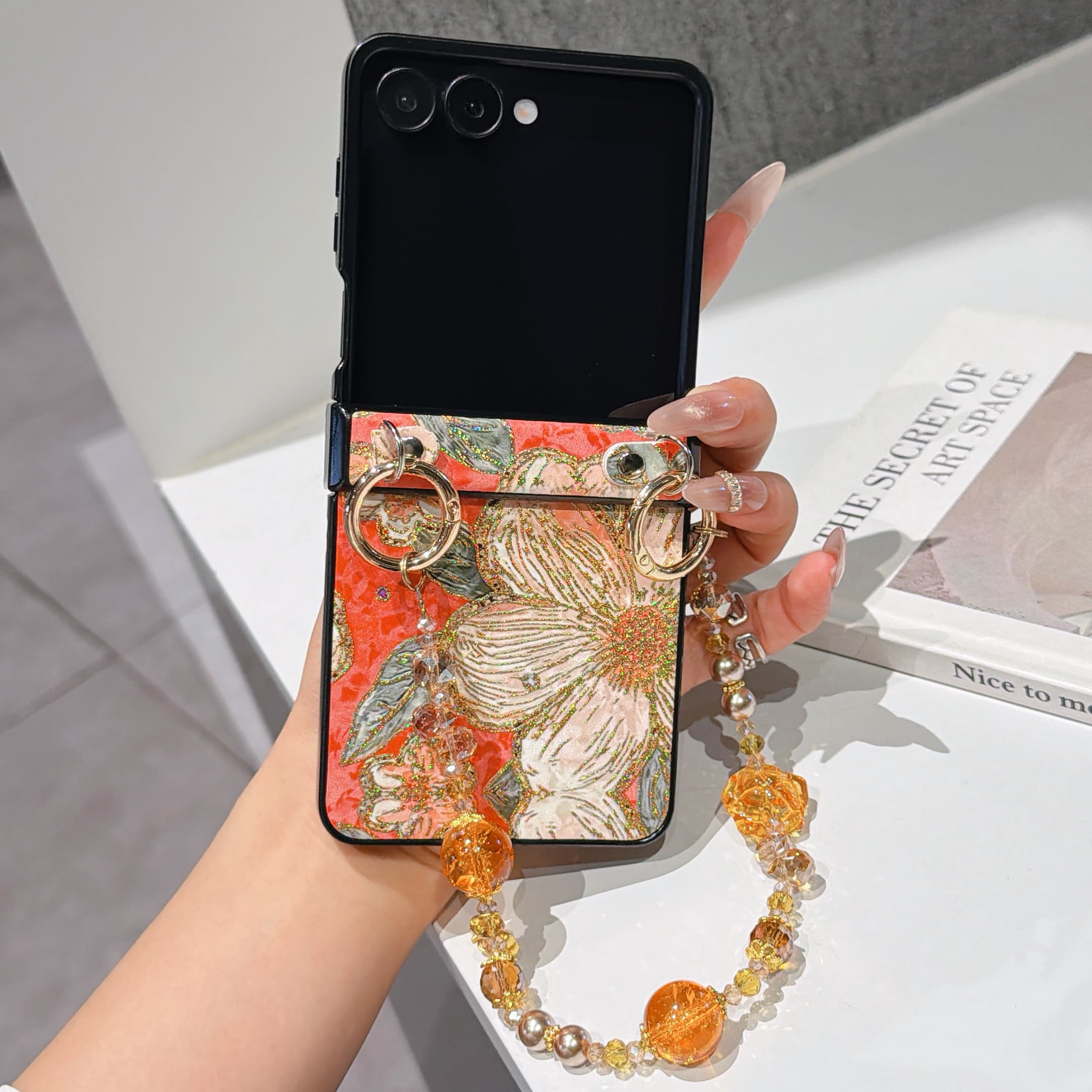Flip Leather Case - Samsung Galaxy Z Flip 7 FE