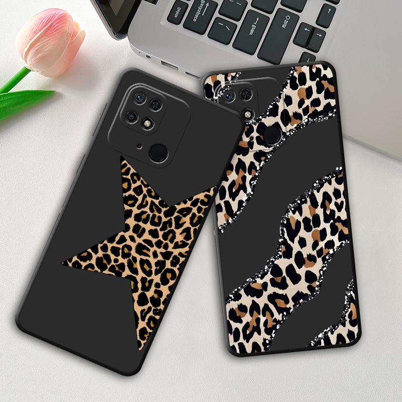 Phone Cases Art - Leopar Desenli Yıldız Sanatı Kılıfı Xiaomi