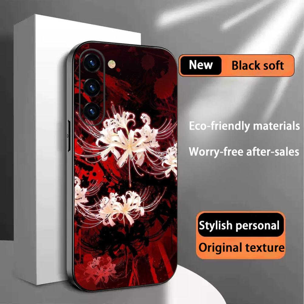 Phone Cases Japan - Japonya Sanatı Kırmızı Örümcek Zambakları Japon