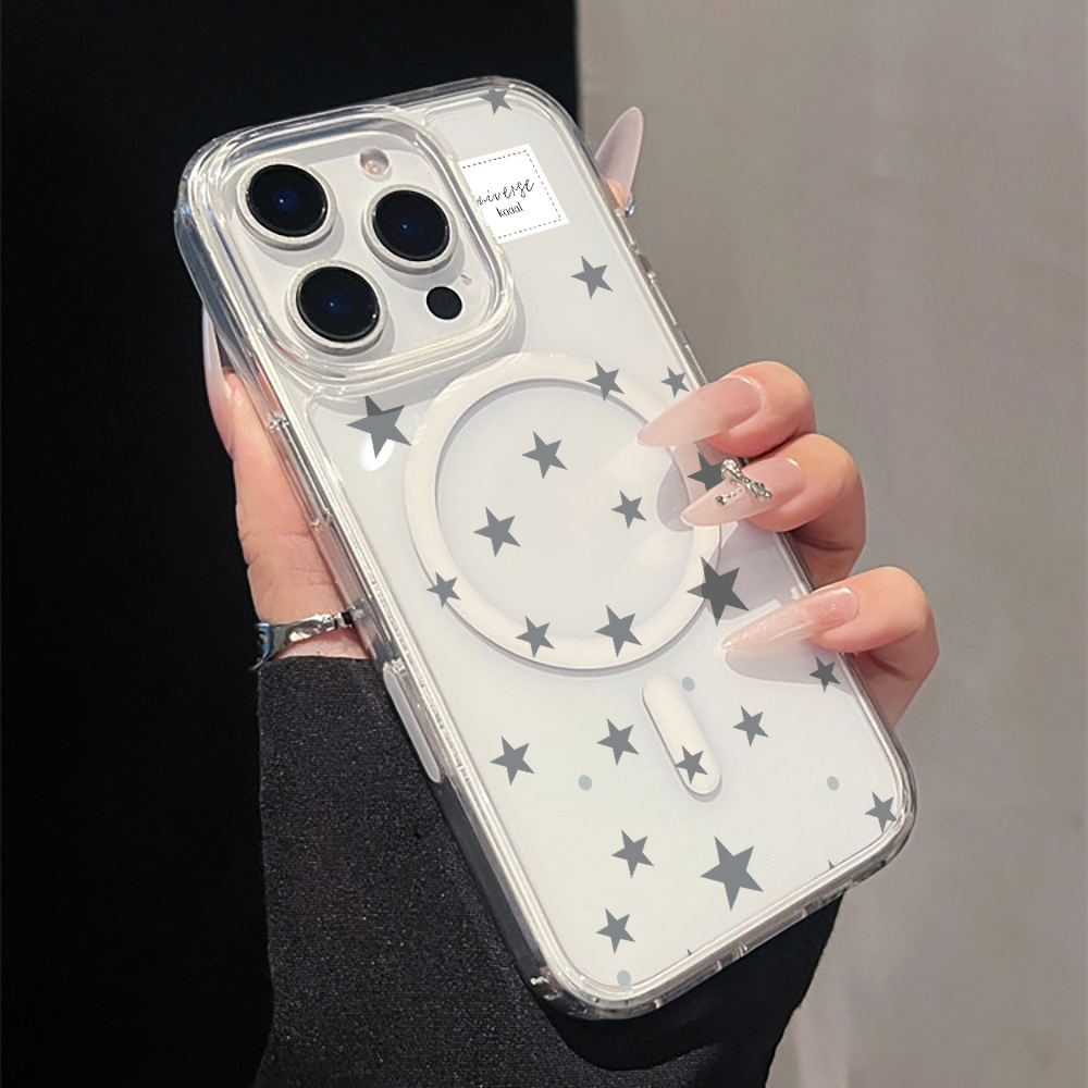 Phone Case Clear - Magnetyczne, przezroczyste etui na telefon z