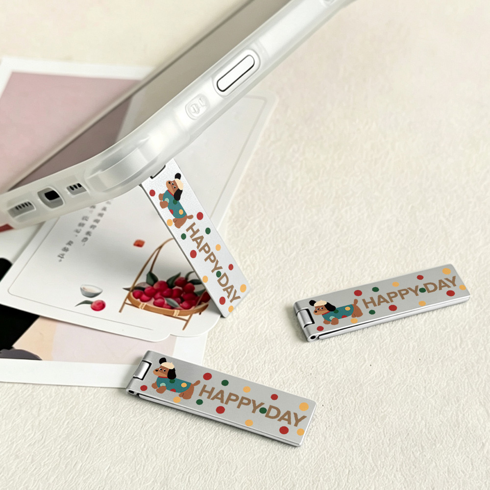 Phone Cases Android - Ultra ince görünmez telefon standı katlanabilir