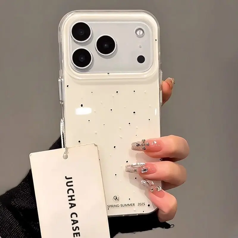 Phone Cases Brown - Kore INS Sıçrayan Mürekkep Puantiyeli Karikatür