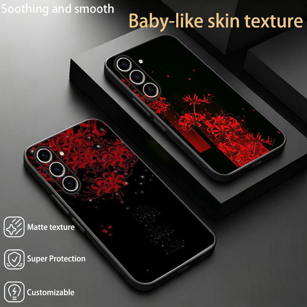 Phone Cases Japan - Kırmızı Örümcek Zambağı Japon Sanatı Moda