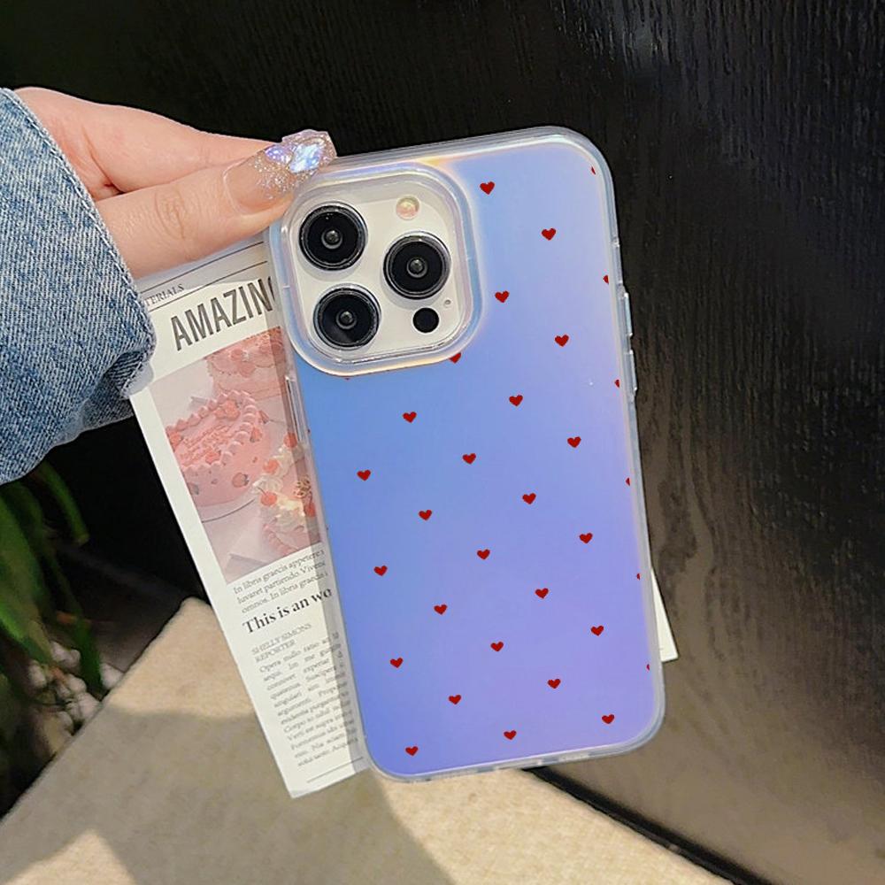 Japon Kore Şeker Renkli Kalp T - Phone Cases Japan incelemesi ve fiyatı