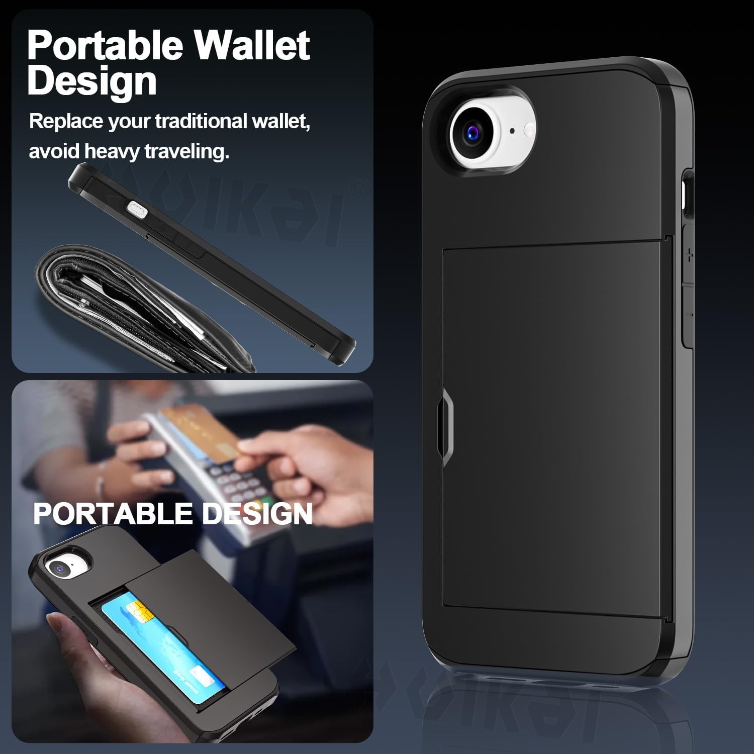 iPhone 17e 17 Pro Max 15 Pro M - Slim Card Slot Case incelemesi ve fiyatı