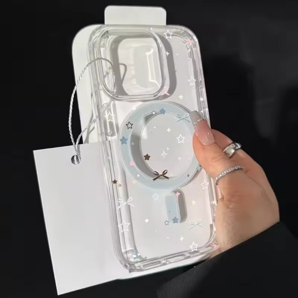 Yıldız Baskılı Şeffaf Telefon  - Clear Magsafe Case incelemesi ve fiyatı