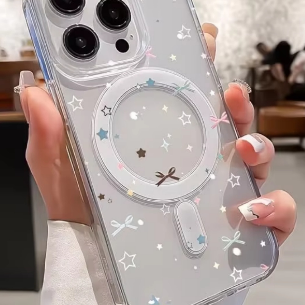 Yıldız Baskılı Şeffaf Telefon  - Clear Magsafe Case incelemesi ve fiyatı