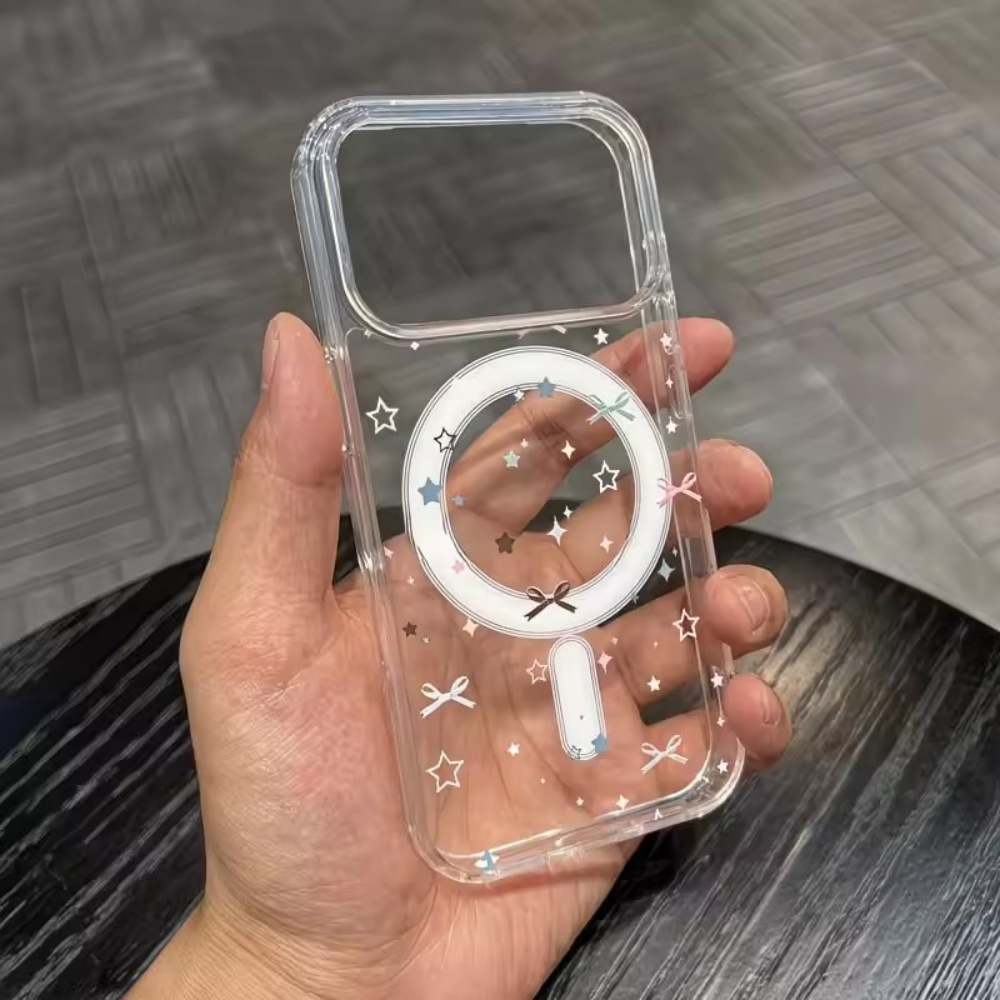 Yıldız Baskılı Şeffaf Telefon  - Clear Magsafe Case incelemesi ve fiyatı