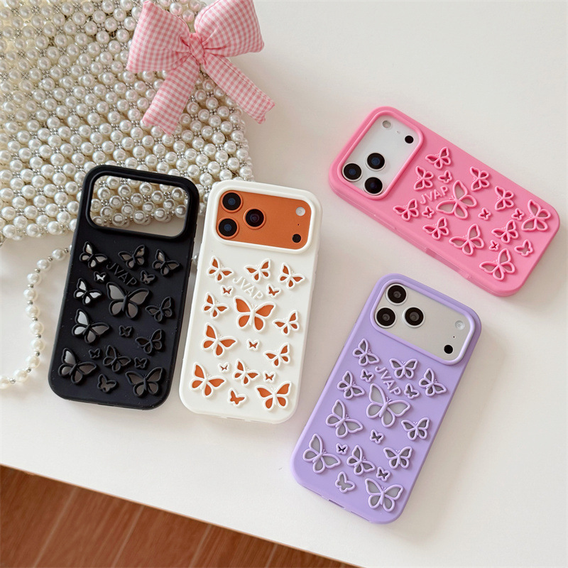 Lüks Düz Renkler Oymalı Kelebe - Phone Cases Expensive incelemesi ve fiyatı
