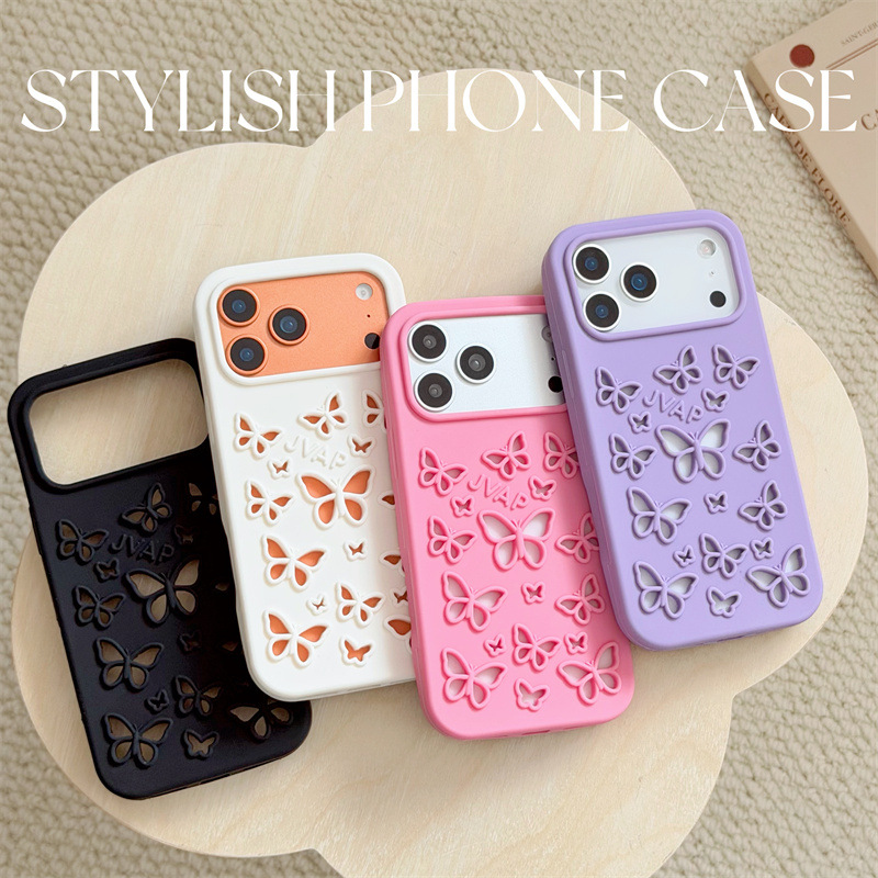 Lüks Düz Renkler Oymalı Kelebe - Phone Cases Expensive incelemesi ve fiyatı