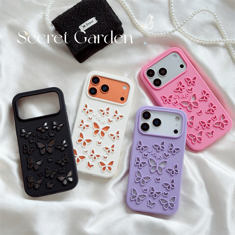 Lüks Düz Renkler Oymalı Kelebe - Phone Cases Expensive incelemesi ve fiyatı