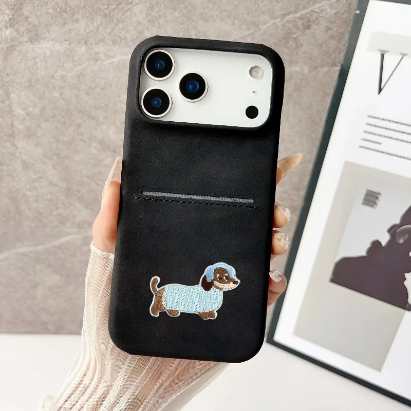 Şık Köpek Desenli PU Deri İnce - Slim Card Slot Case incelemesi ve fiyatı