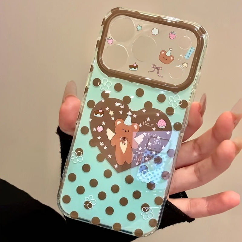 Kahverengi Puantiyeli Kalp Ayı - Phone Cases Brown incelemesi ve fiyatı