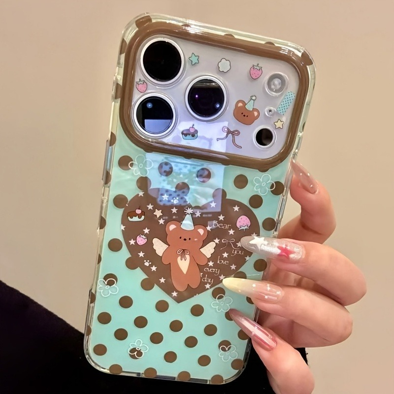 Kahverengi Puantiyeli Kalp Ayı - Phone Cases Brown incelemesi ve fiyatı