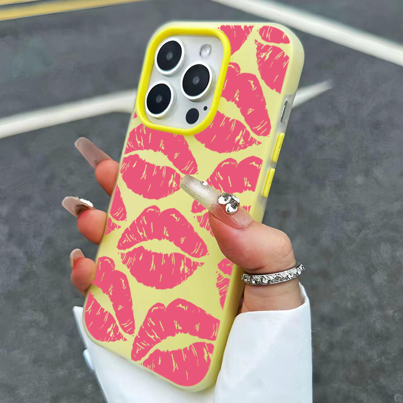 Seksi Kız Pembe Dudak Desenli  - Phone Cases Girls incelemesi ve fiyatı