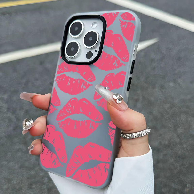 Seksi Kız Pembe Dudak Desenli  - Phone Cases Girls incelemesi ve fiyatı
