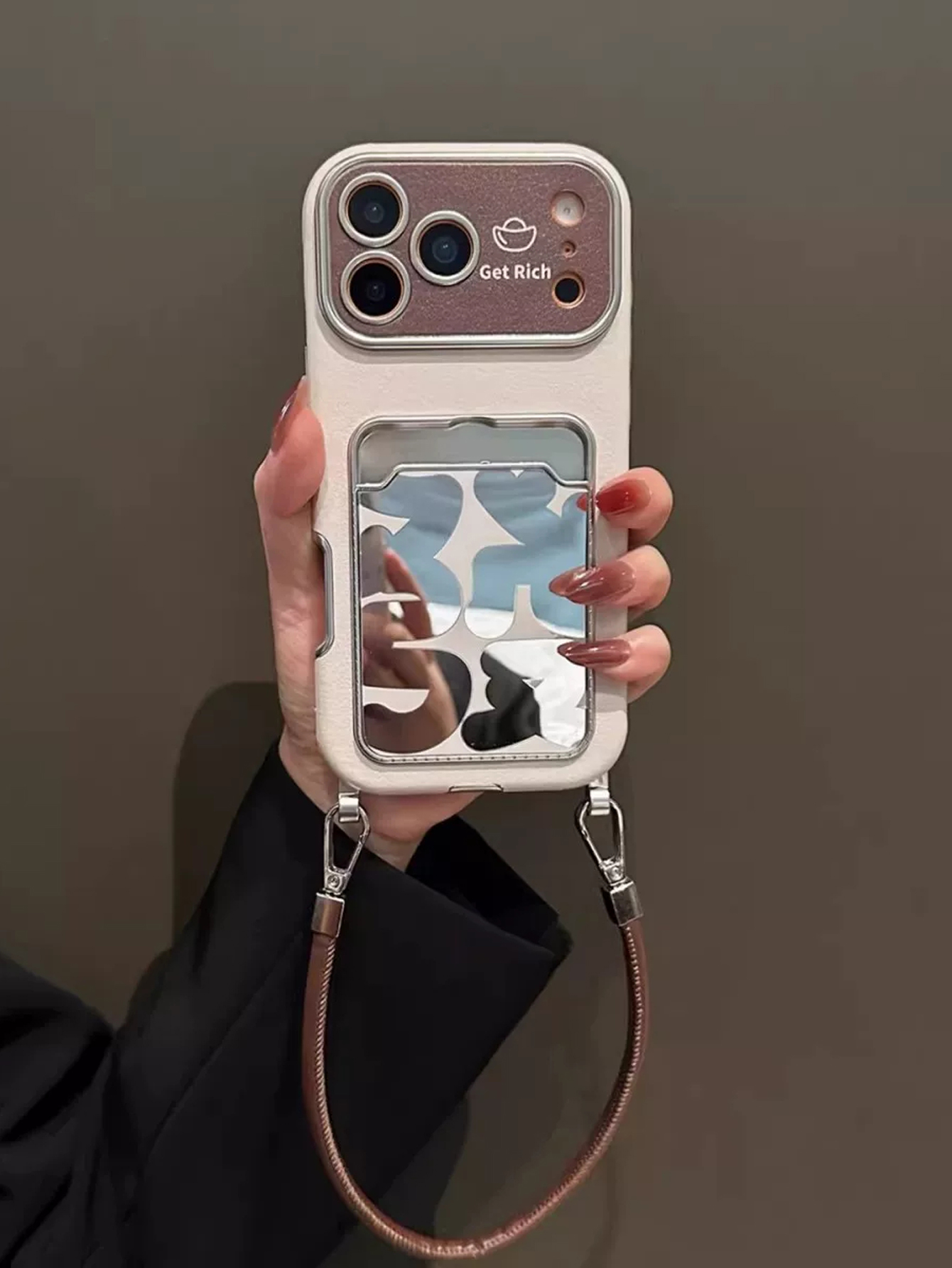 Lüks Deri Aynalı Kartlıklı Bil - Phone Cases Expensive incelemesi ve fiyatı