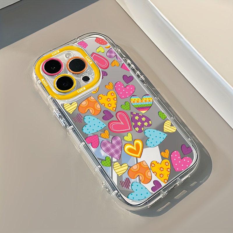 Canlı Renkli Kalp Makyaj Aynal - Phone Cases Art incelemesi ve fiyatı