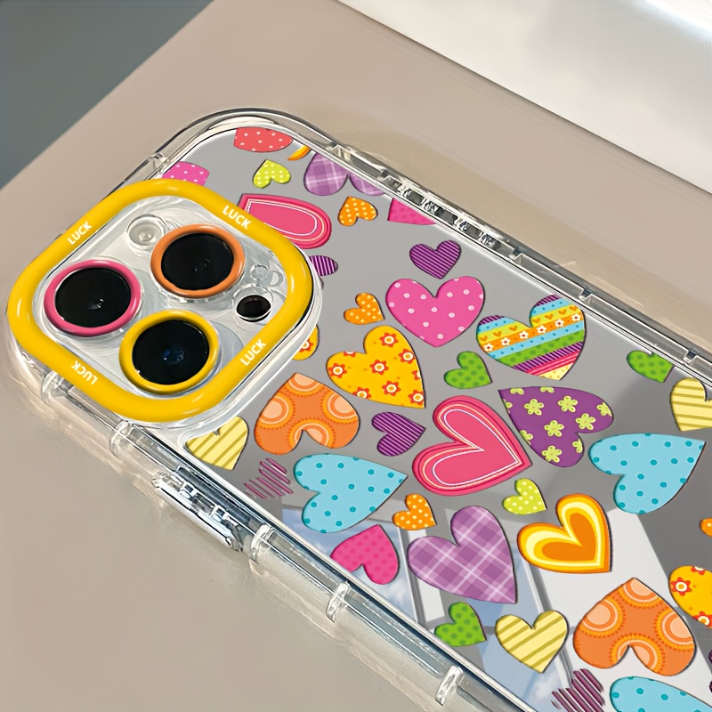 Canlı Renkli Kalp Makyaj Aynal - Phone Cases Art incelemesi ve fiyatı
