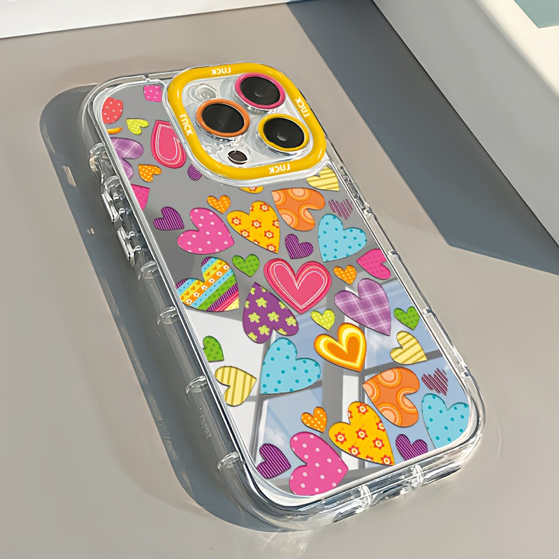 Canlı Renkli Kalp Makyaj Aynal - Phone Cases Art incelemesi ve fiyatı