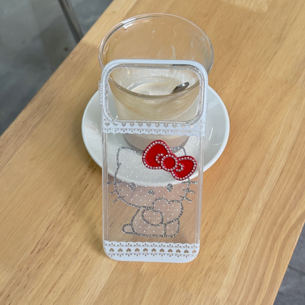 Sevimli Dantel Simli Lazer Hel - Phone Cases Hello Kitty incelemesi ve fiyatı