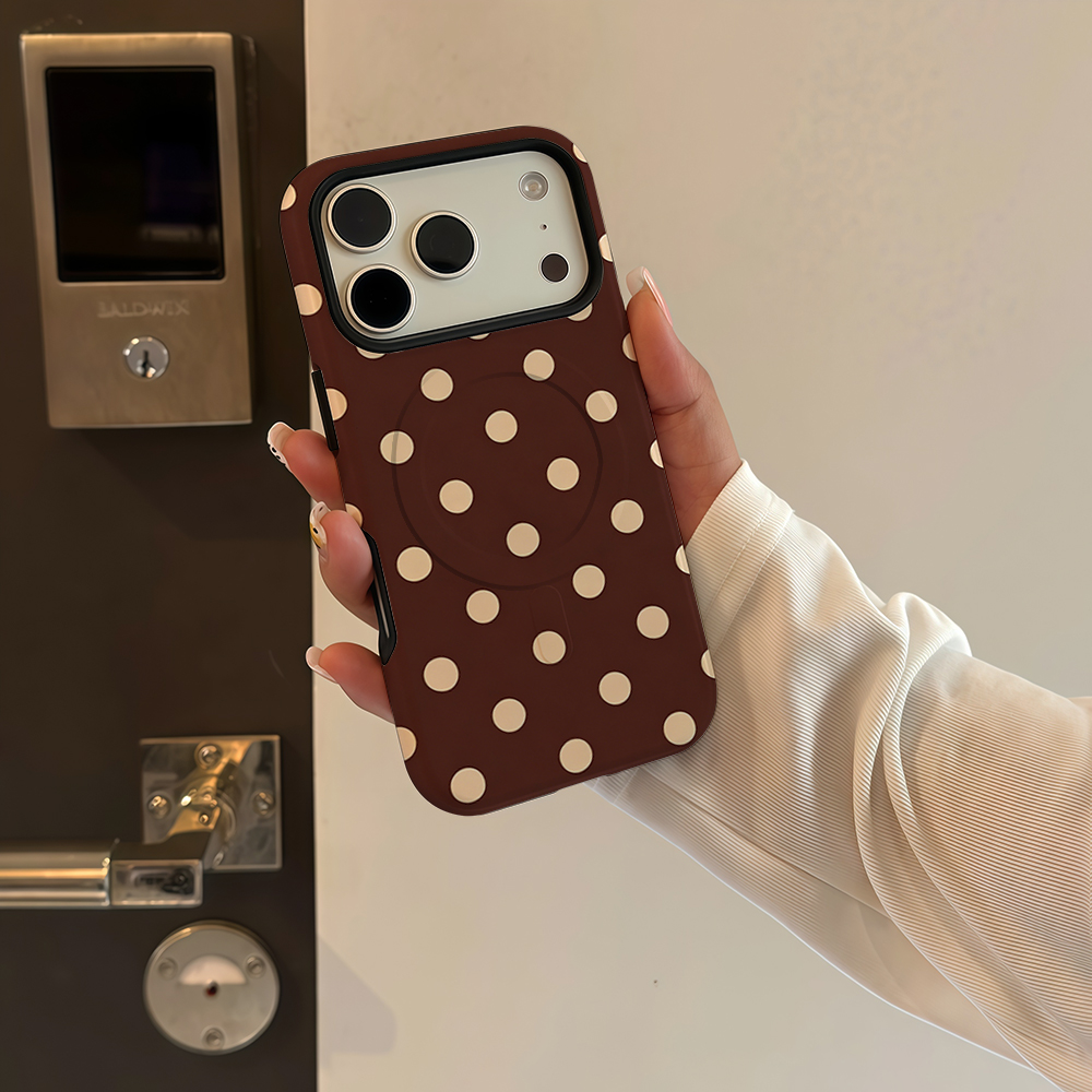 Kahverengi Bej Puantiyeli Many - Phone Cases Brown incelemesi ve fiyatı
