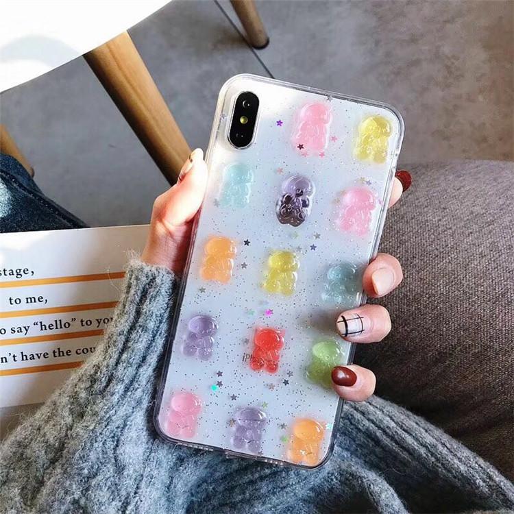 Sevimli 3D Renkli Ayı Damla Tu - Phone Cases Drop Proof incelemesi ve fiyatı