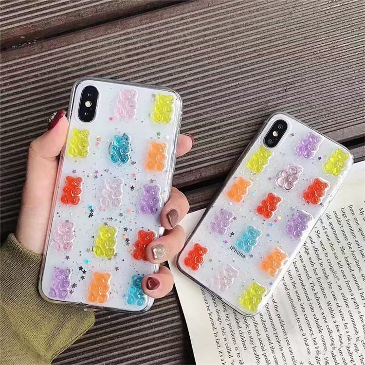 Sevimli 3D Renkli Ayı Damla Tu - Phone Cases Drop Proof incelemesi ve fiyatı