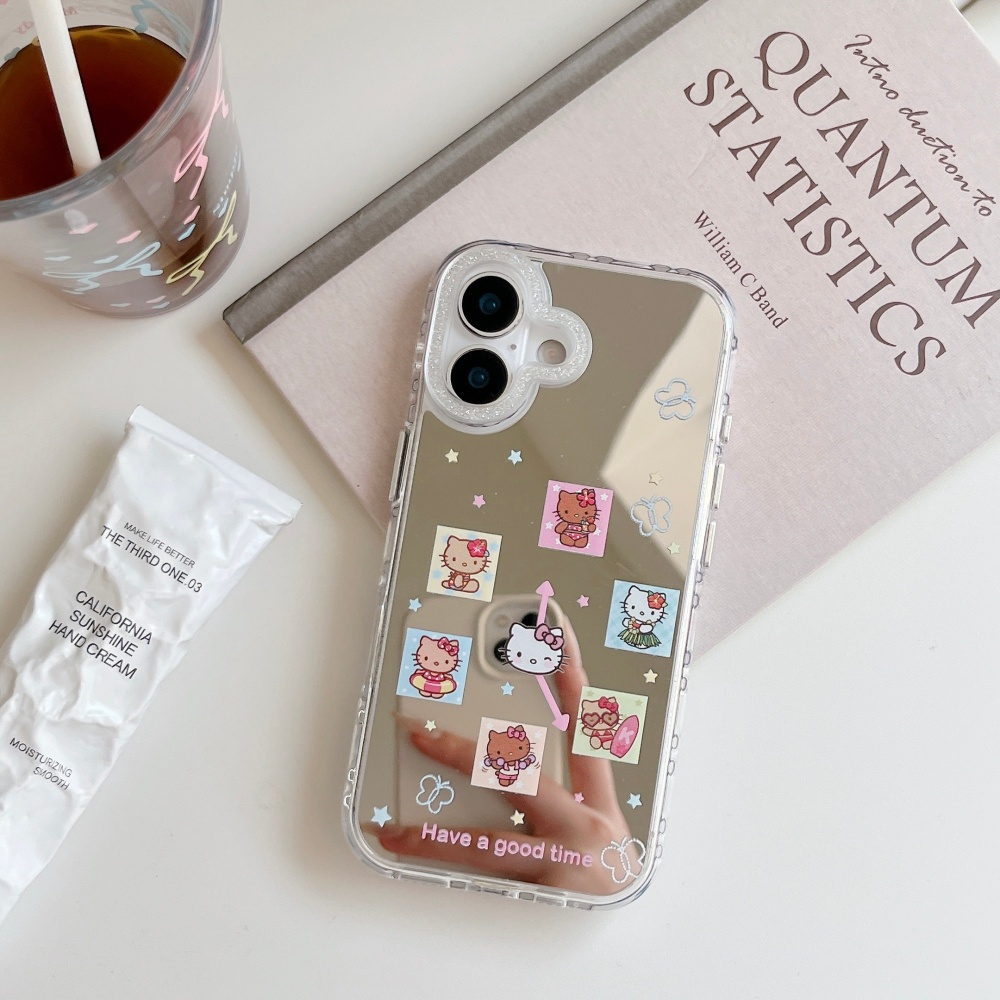 Sevimli Kareli Karikatür Sanri - Phone Cases Hello Kitty incelemesi ve fiyatı