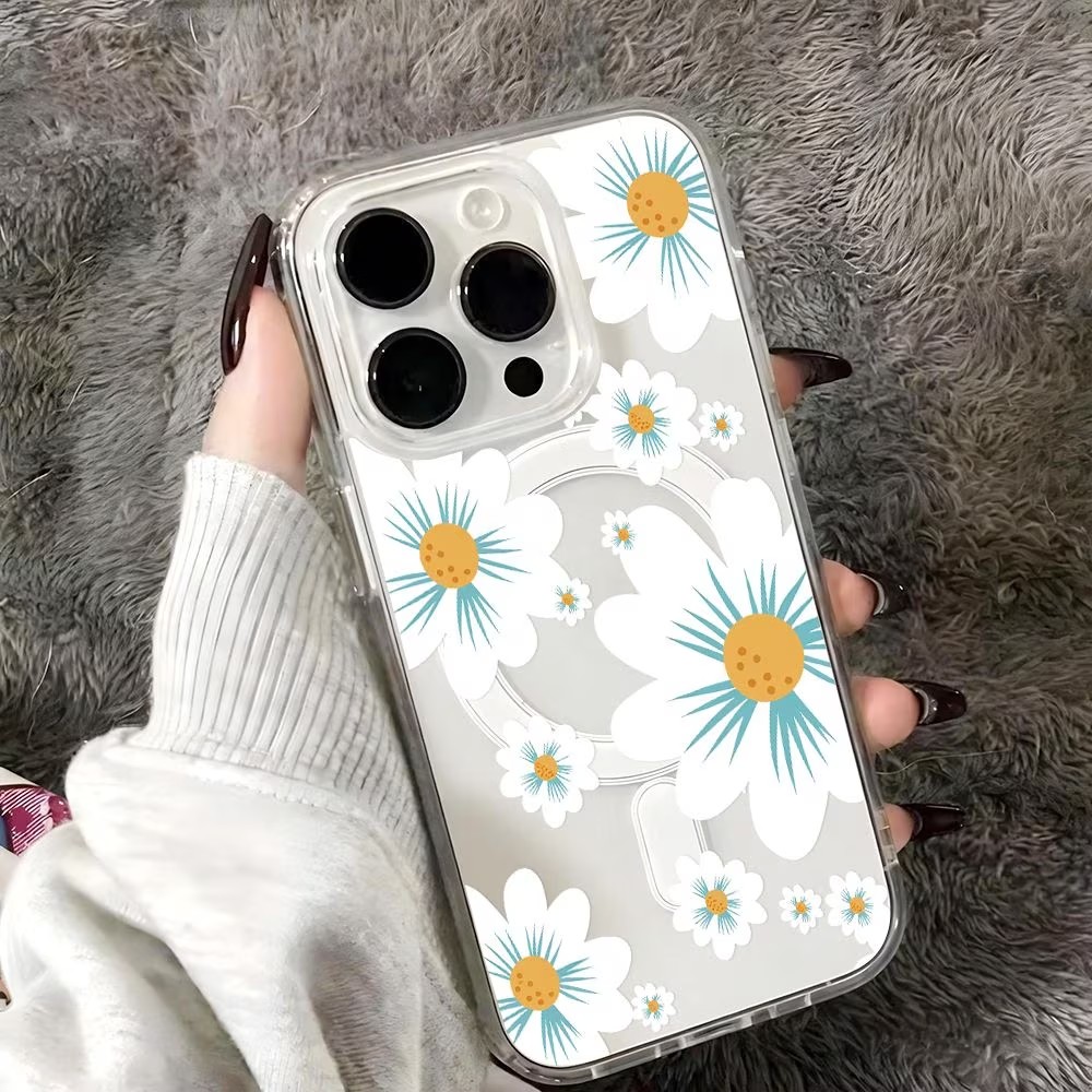 Çiçek Desenli Telefon Kılıfı i - Clear Magsafe Case incelemesi ve fiyatı