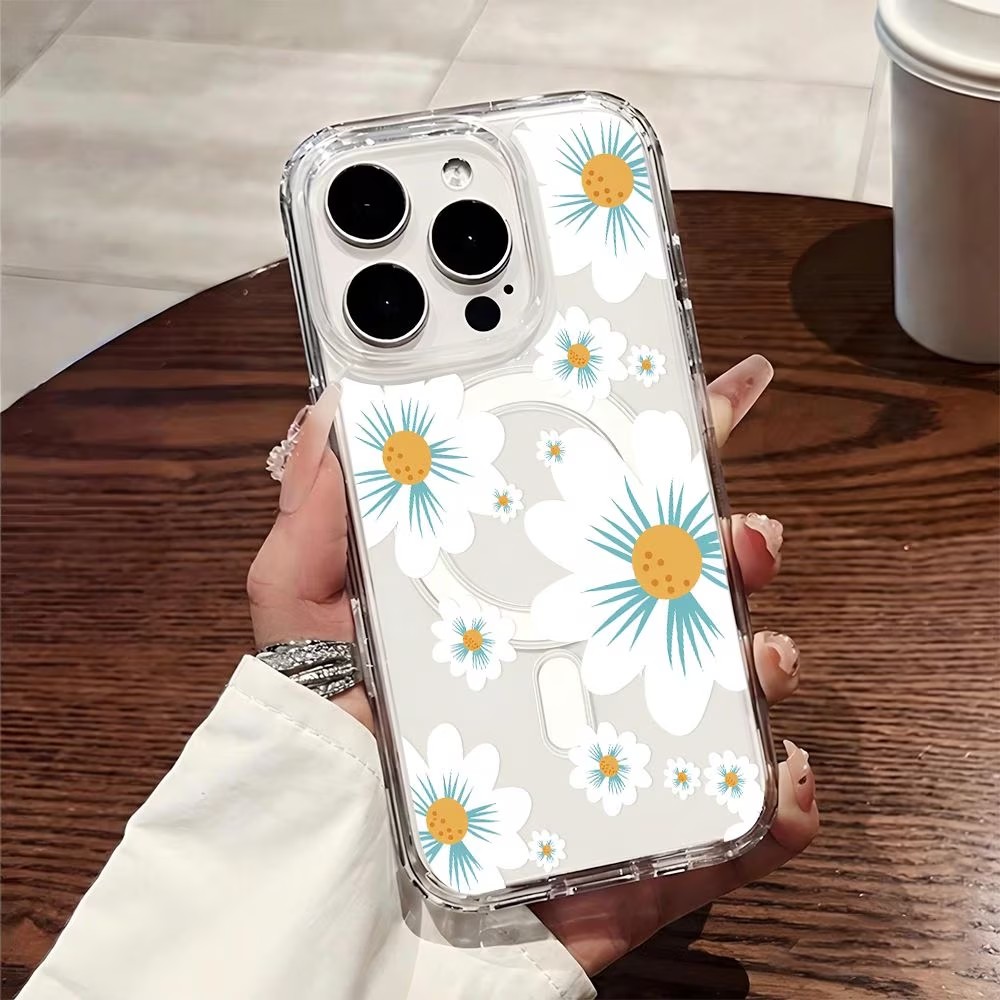Çiçek Desenli Telefon Kılıfı i - Clear Magsafe Case incelemesi ve fiyatı