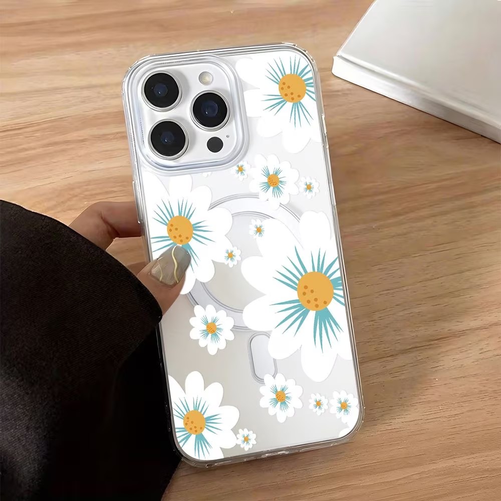 Çiçek Desenli Telefon Kılıfı i - Clear Magsafe Case incelemesi ve fiyatı
