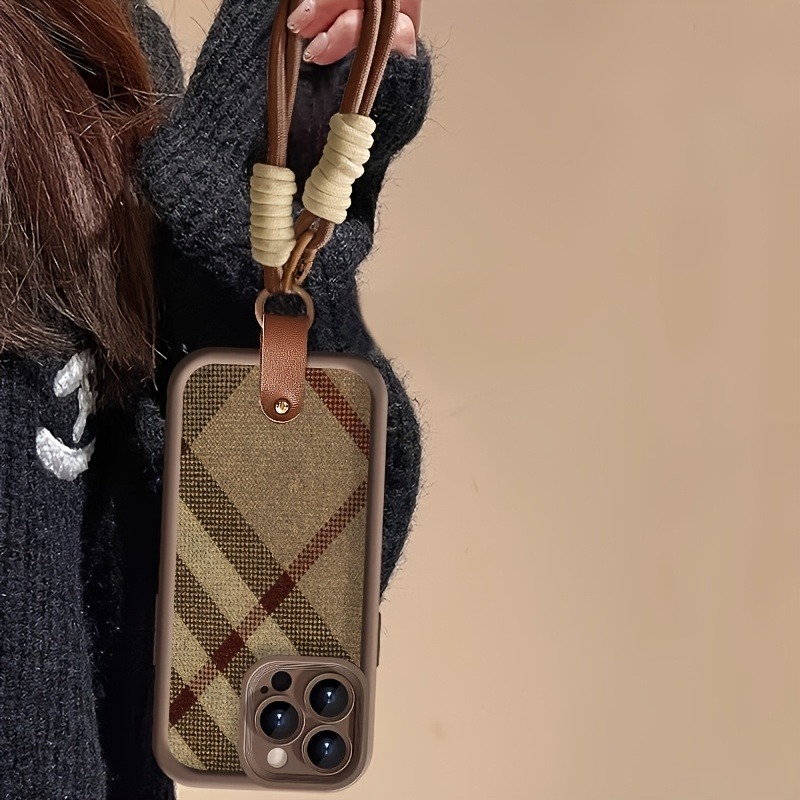 Kahverengi Çizgili Kordon Askı - Phone Cases Brown incelemesi ve fiyatı