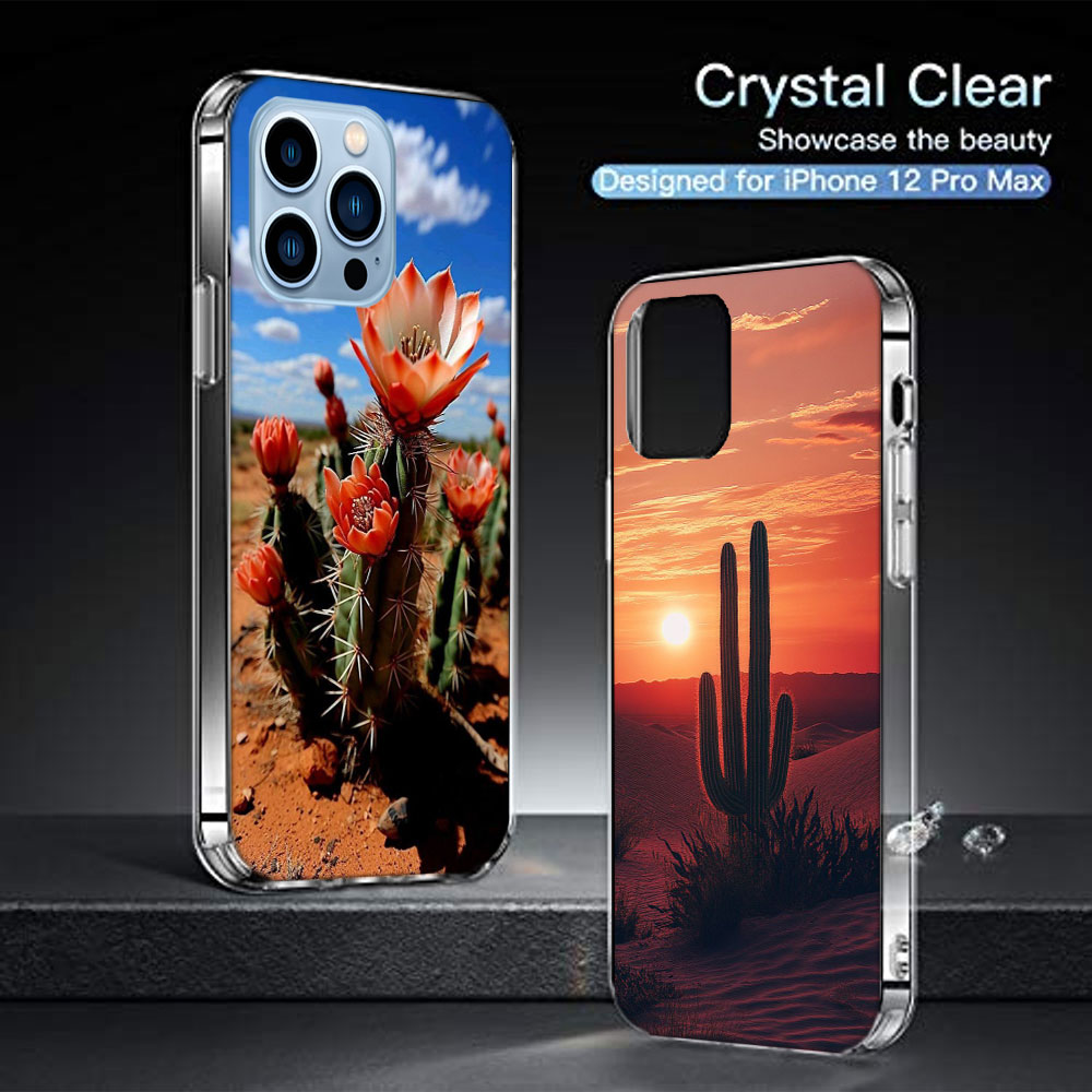 Kaktüslü Pitoresk Çöl Desenli  - Phone Cases Com incelemesi ve fiyatı