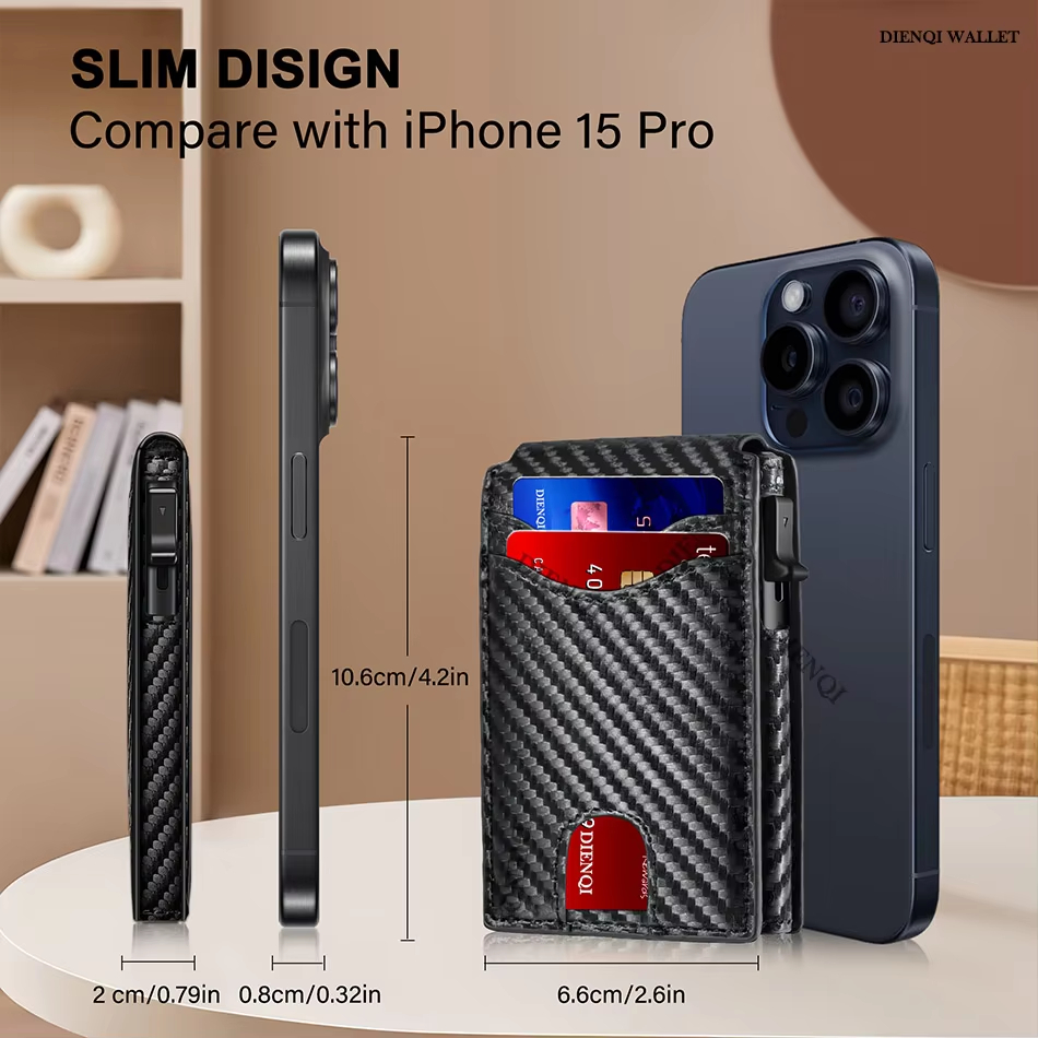 İnce Deri İki Katlı Cüzdan, Aç - Slim Card Slot Case incelemesi ve fiyatı