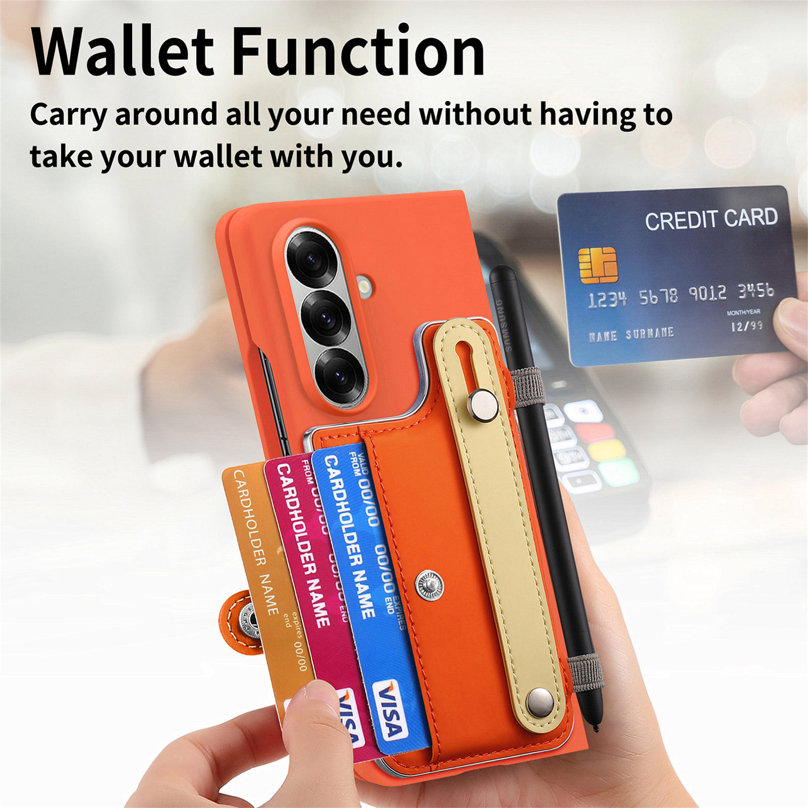 Bilek Kayışlı Kart Yuvalı Tam  - Slim Card Slot Case incelemesi ve fiyatı