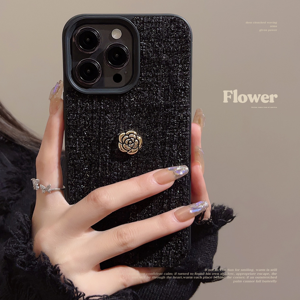 Lüks 3D Altın Kamelya Çiçekli  - Phone Cases Expensive incelemesi ve fiyatı
