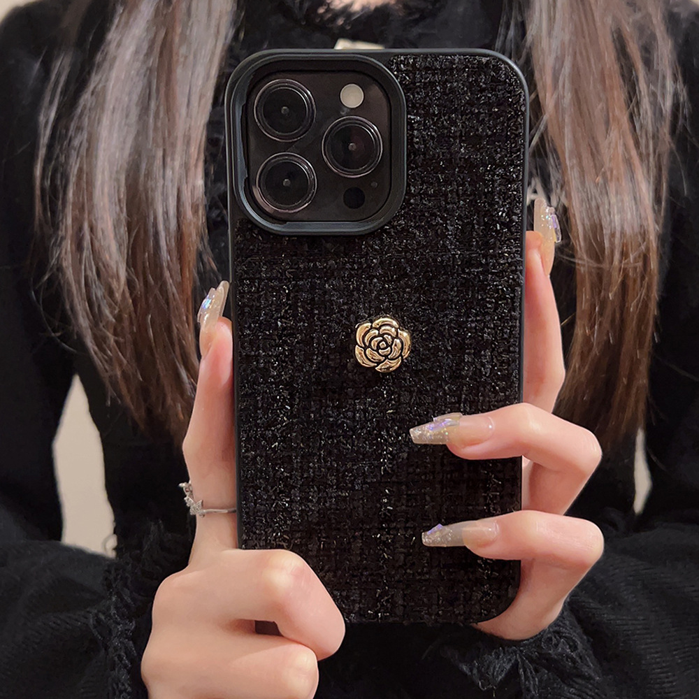 Lüks 3D Altın Kamelya Çiçekli  - Phone Cases Expensive incelemesi ve fiyatı