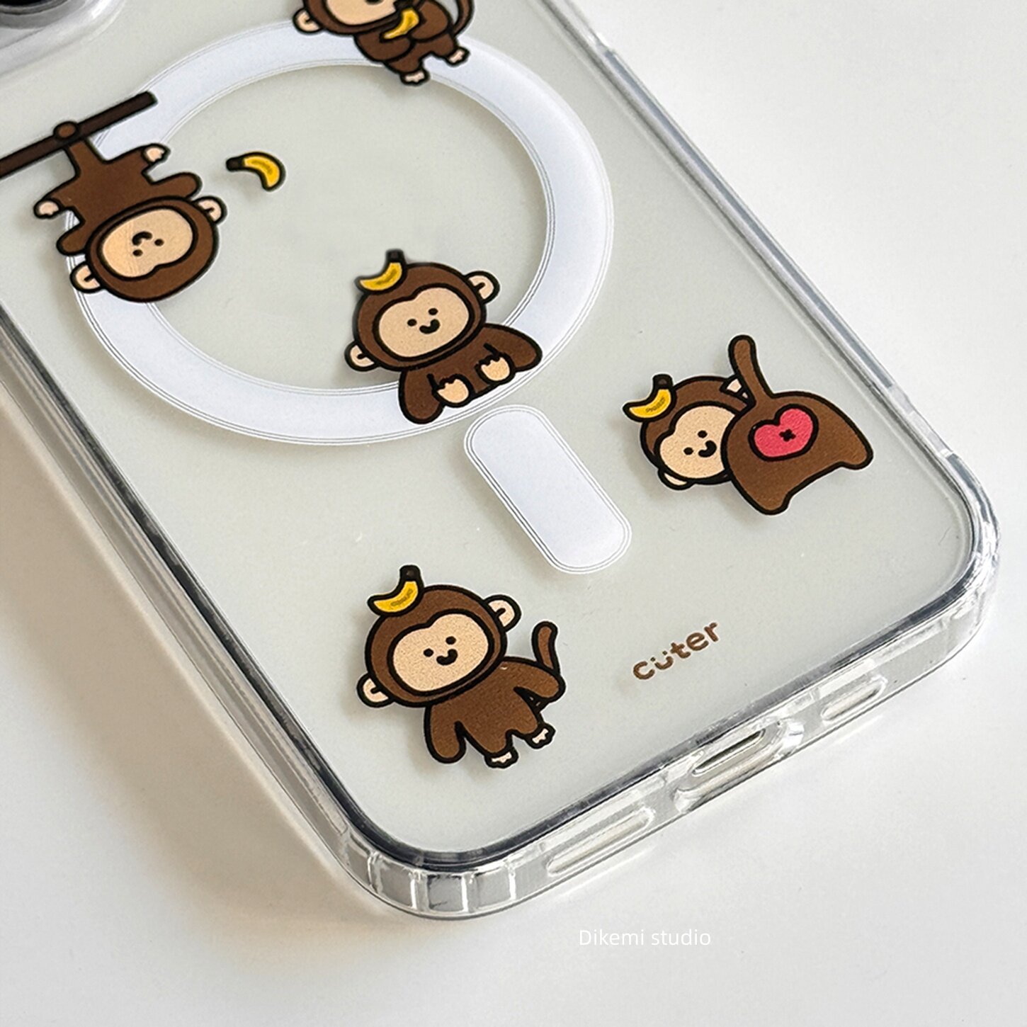 Kahverengi Muz Bebek Maymun Y2 - Phone Cases Brown incelemesi ve fiyatı