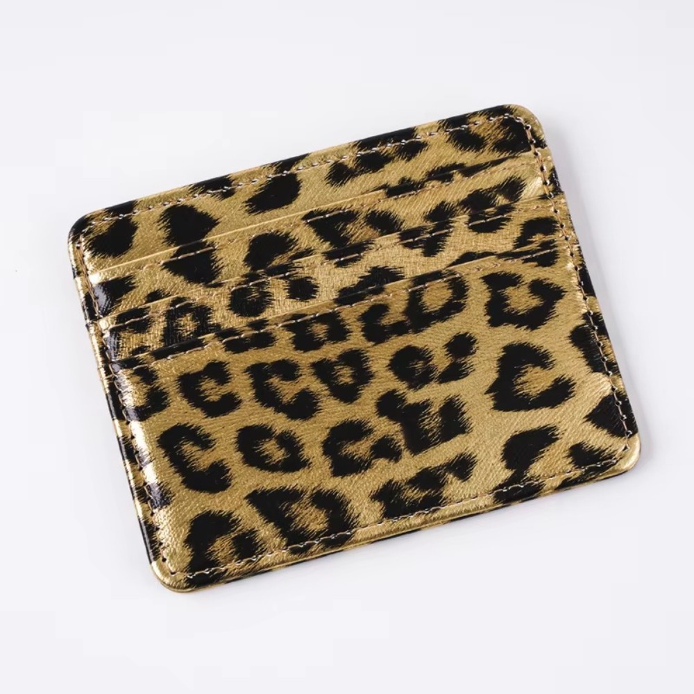 Klasik PU Deri Leopar Baskı Ka - Slim Card Slot Case incelemesi ve fiyatı