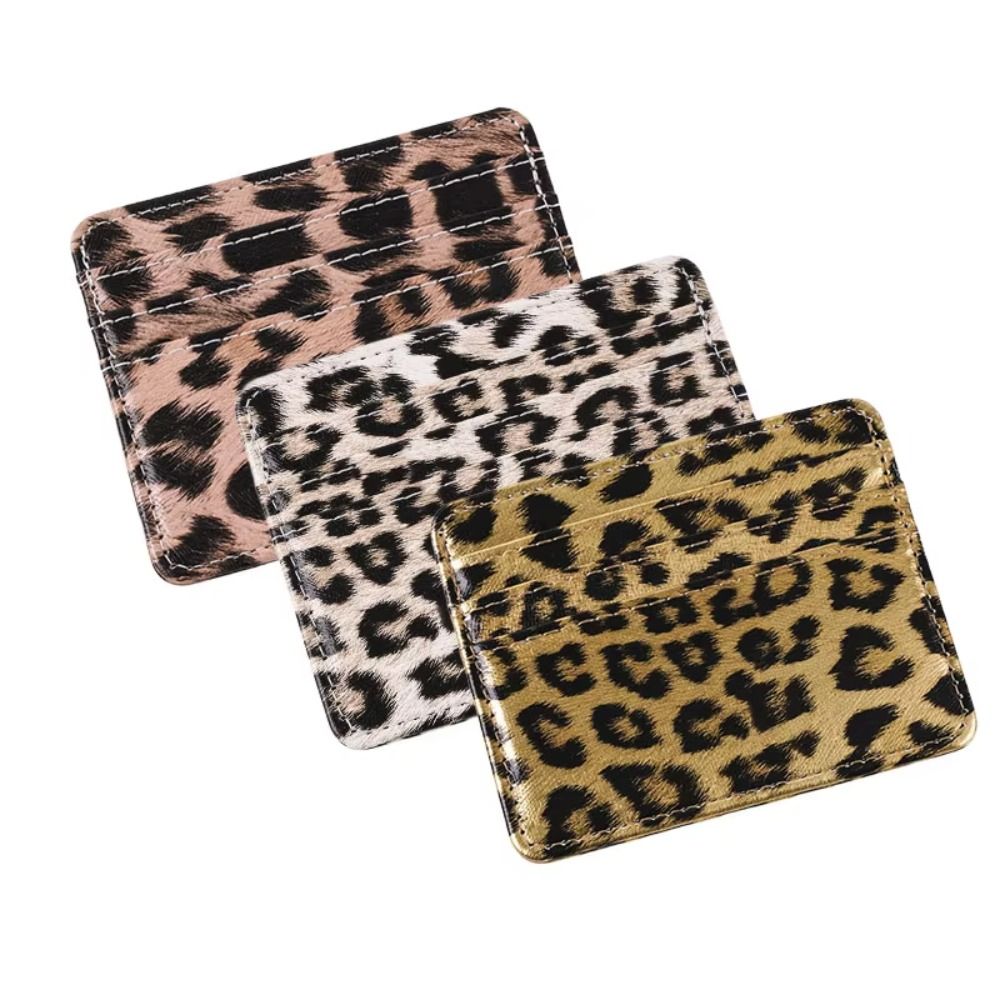 Klasik PU Deri Leopar Baskı Ka - Slim Card Slot Case incelemesi ve fiyatı